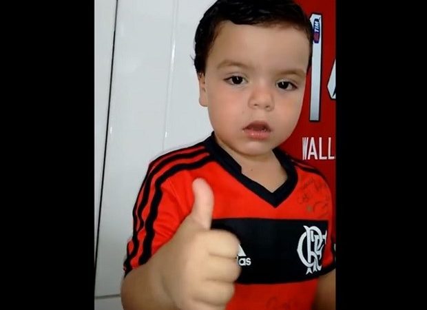 Wallace divulga vídeo de apoio enviado por mascotinho.