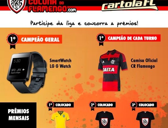 Nossa liga no Cartola FC irá fechar neste sábado (16/05)