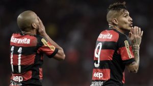 Rio de Janeiro, Rio de Janeiro, Brasil, 18 de Julho de 2015 - CAMPEONATO BRASILEIRO - FLAMENGO X GREMIO - Guererro  durante a partida valida pela 14a rodada do Campeonato Brasileiro, no Maracana. Foto: Jorge Rodrigues/Eleven.