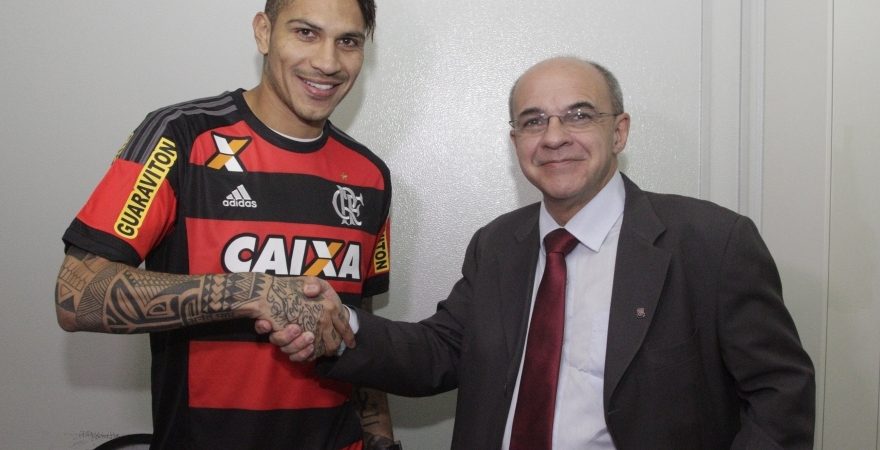 Guerrero encontra presidente do Flamengo no CT