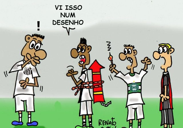 Charge: Enquanto isso, lá embaixo…