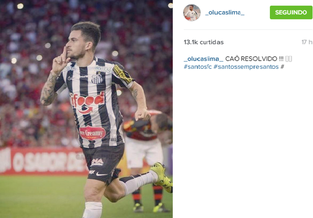 Após gol, Lucas Lima provoca o Flamengo: ‘Caô resolvido’