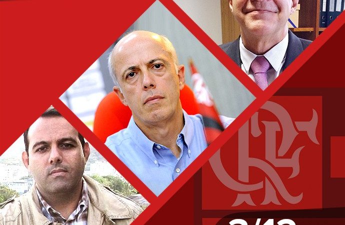 Debate ao vivo dos candidatos do Flamengo no Globo Esporte será no próximo dia 3