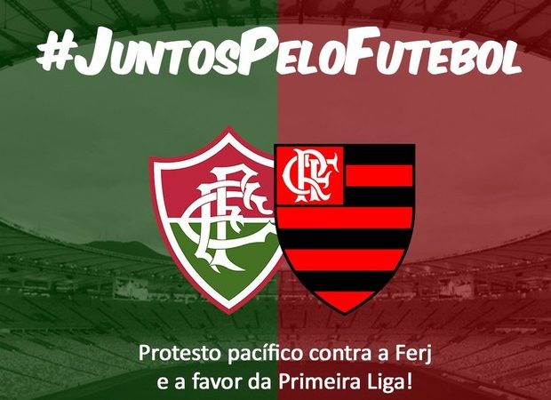 Torcedores de Flamengo e Fluminense articulam protesto pacífico para esta sexta