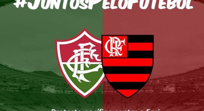 Torcedores de Flamengo e Fluminense articulam protesto pacífico para esta sexta