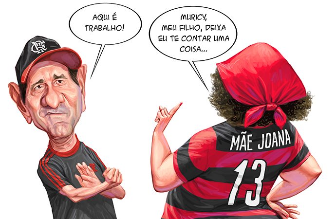 Charge: casa rubro-negra