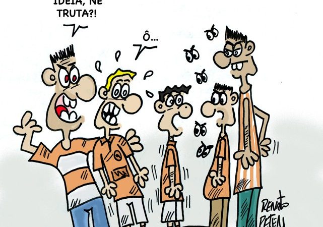 Charge: Visitinha da “torcida” no CT…