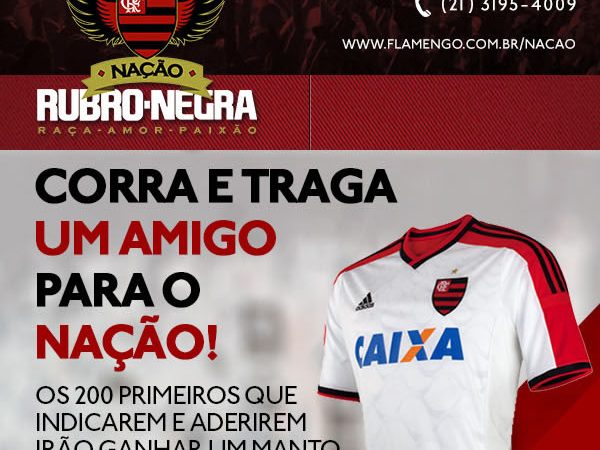 Flamengo faz promoção e sócios podem ganhar manto ‘em dobro’