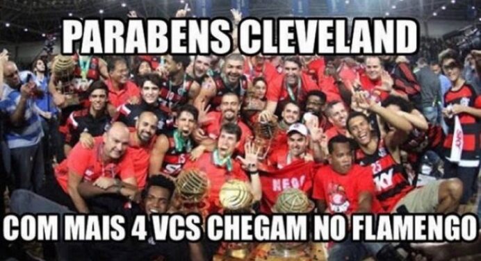 Meyinsse provoca o Cleveland: ‘Com mais quatro vocês chegam no Flamengo’