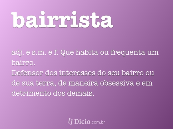 bairrista