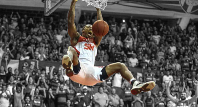 Ídolo da torcida do Flamengo, Jerome Meyinsse parabeniza clube pelo 6º título do NBB
