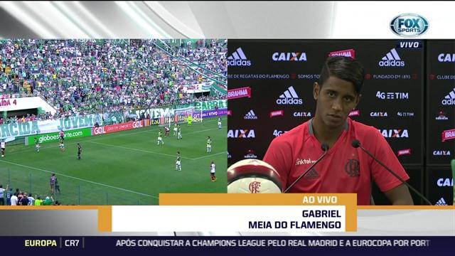 Gabriel diz que Fla tem que encarar jogo contra o Figueirense como se fosse final