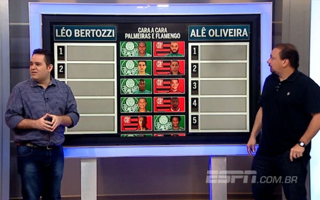 Difícil de escolher? Dupla BB escala os 11 melhores de Flamengo e Palmeiras