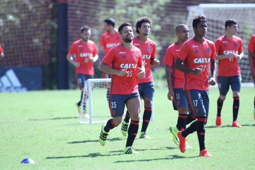 Domingo de trabalho: Flamengo segue preparação para enfrentar a Ponte Preta