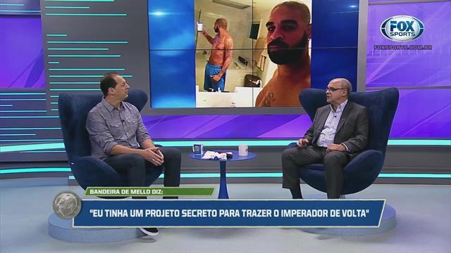 Fla fez ‘projeto secreto’ para oficializar retorno de Adriano, conta Bandeira de Mello