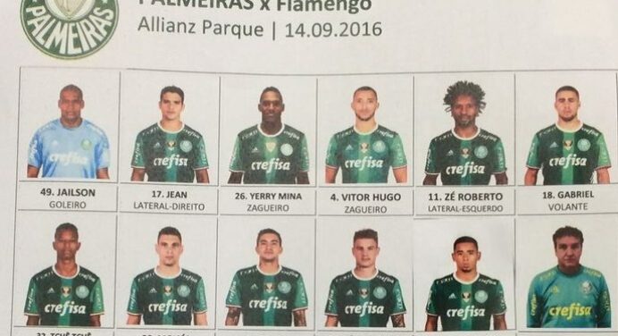 Escalação com Barrios e área molhada na etapa final irritam Fla no Allianz Parque