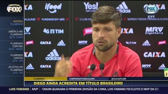 ‘Orgulhoso’, Diego analisa temporada do Fla como positiva