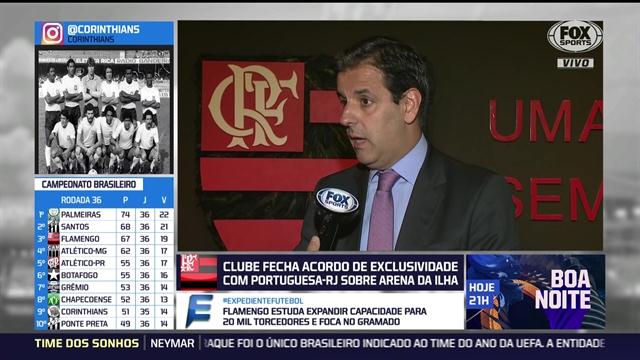 Alexandre Wrobel diz que Estádio da Ilha é solução no momento, mas Maracanã é prioridade