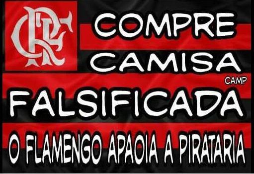 Campanha na internet diz que Flamengo apoia a pirataria