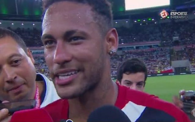 Vídeo: Neymar diz que tem vontade de atuar no Flamengo