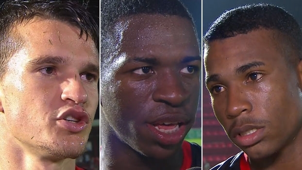 Jogadores comemoram vitória: ‘Se precisar perder uma perna para vencermos, eu perco’