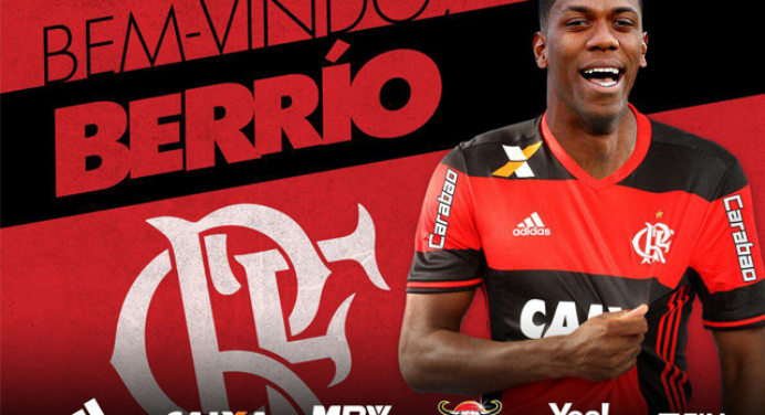 Berrío promete ‘disciplina, humildade e dedicação’ no Fla
