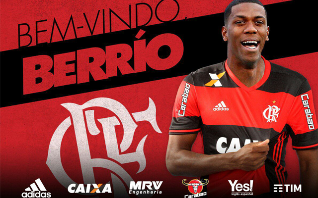 É OFICIAL! Flamengo anuncia a contratação de Berrío