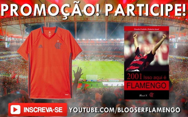 Promoção Blog Ser Flamengo: “Ganhe uma camisa oficial e um livro”