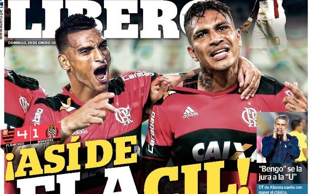 Capa de jornal! Após goleada, Guerrero e Trauco são destaques no Peru