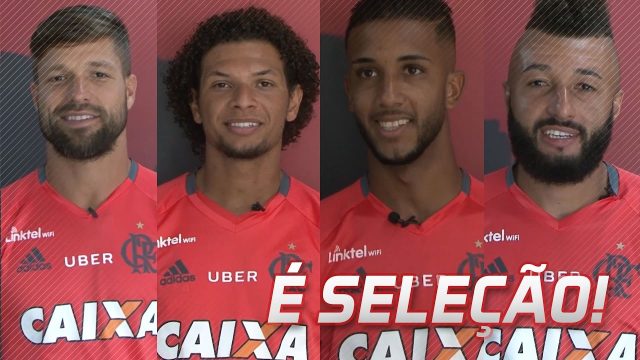 É Seleção! Diego, Arão, Jorge e Muralha comemoram!