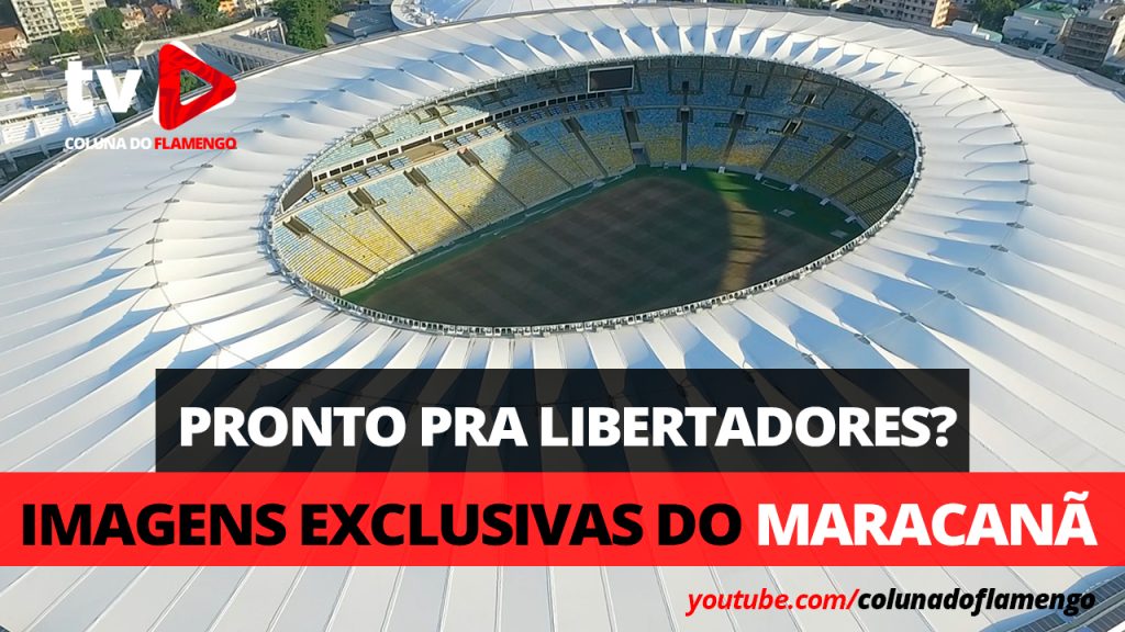 Pronto pra Libertadores? Imagens aéreas exclusivas do Maracanã