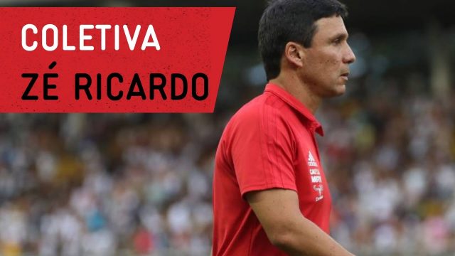 Confira entrevista coletiva ao vivo de Zé Ricardo no Ninho do Urubu