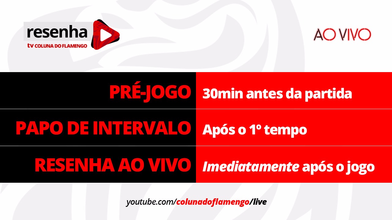 Rodada Tripla Na Tv Coluna Do Flamengo; Veja Os Horários - Flamengo ...