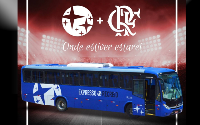 Flamengo expande parceria com a Expresso Recreio para jogos na Ilha