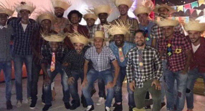 Jogadores do Flamengo fazem ‘Arraiá da amizade’ de confraternização