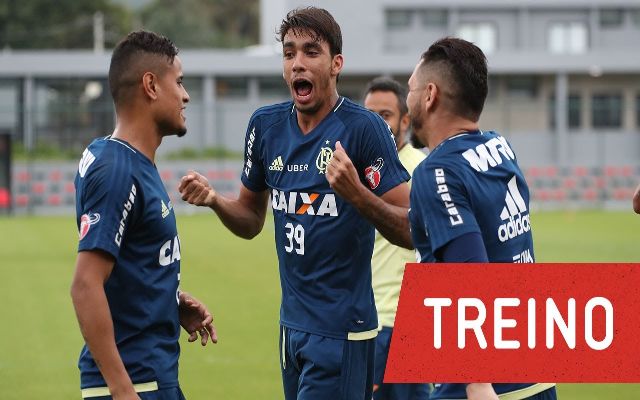 Vídeo: Veja como foi o último treino do Flamengo antes de enfrentar o Grêmio