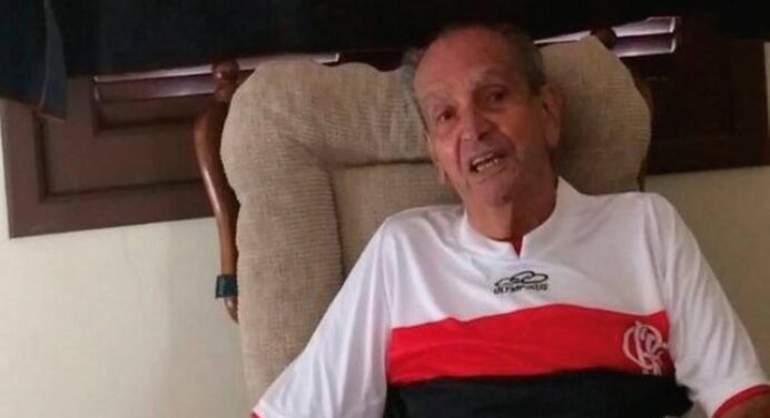 Internado após queda na Libertadores, torcedor de 92 anos não abandona o Fla