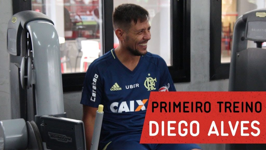 Vídeo: O primeiro treino de Diego Alves no Mengão