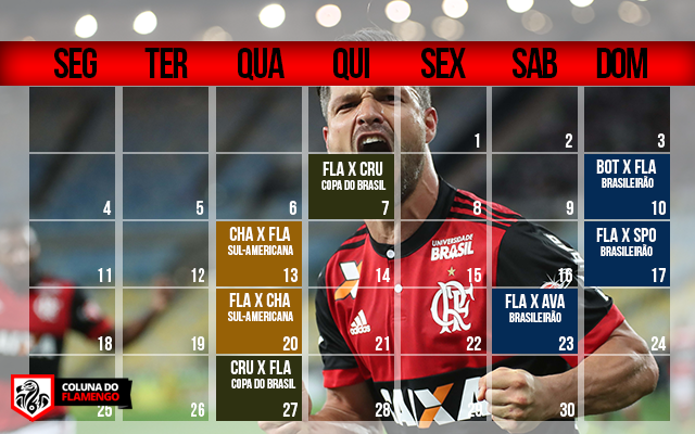 Calendário: todos os jogos do Flamengo em novembro