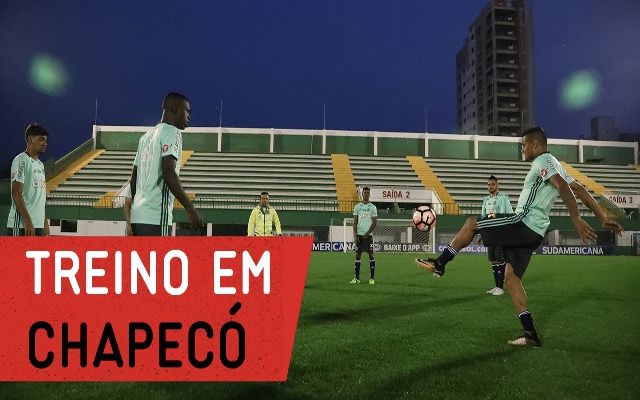 Vídeo: Flamengo treina na Arena Condá