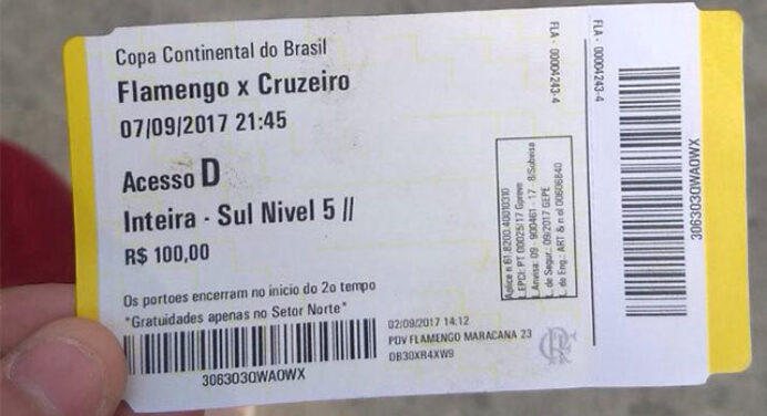 Grande quantidade de ingressos falsos são apreendidos no entorno do Maracanã