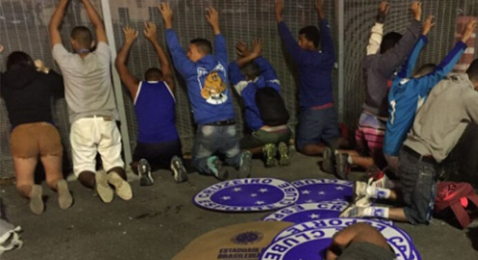 Flamenguistas e cruzeirenses se enfrentaram nos arredores do Maraca