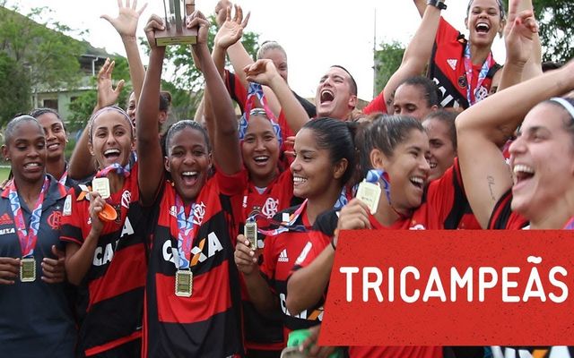 Vídeo: A festa do tricampeonato carioca feminino!