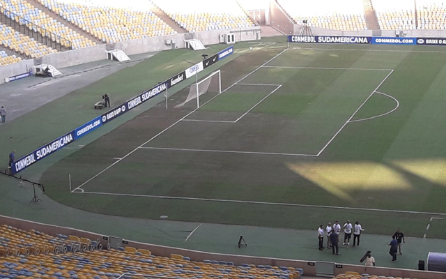 Jornalista alerta para estado do gramado do Maracanã em dia de Fla-Flu decisivo