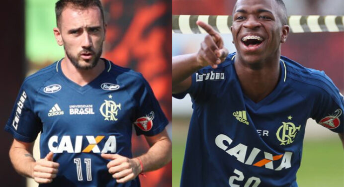 Em enquete, torcedores elegem preferido para titular entre Vinicius Jr. e Mancuello