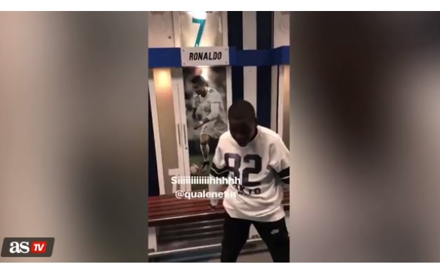 Irmão de Vinicius Jr. tem reação inusitada ao conhecer o vestiário do Real Madrid