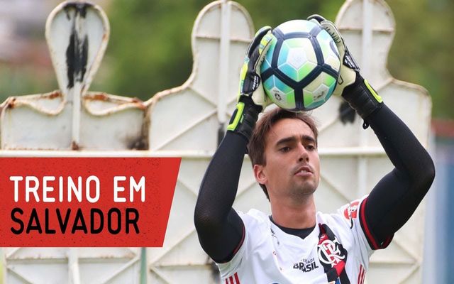 Vídeo: Flamengo treina no CT do Bahia antes do jogo contra o Vitória