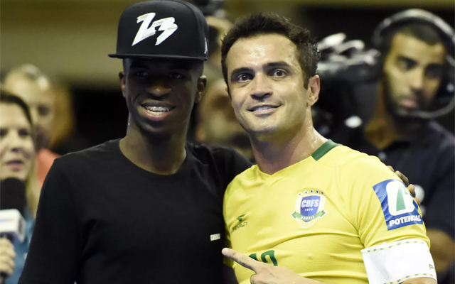 Com Falcão, Vinícius Jr. é atração do Reis do Drible: “Vou poder abusar um pouquinho”