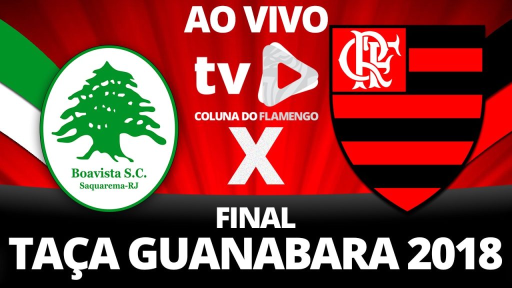 Acompanhe Boavista x Flamengo ao vivo com a TV Coluna do Flamengo