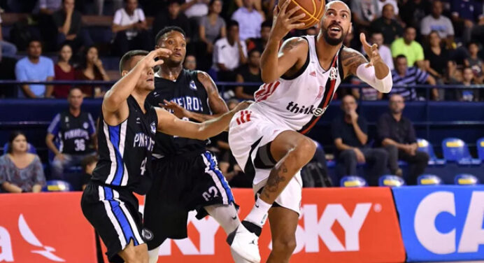 GE: “JP Batista, Marquinhos e Marcelinho desequilibram e Flamengo volta a vencer o Pinheiros pelo NBB 10”
